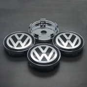 Колпачки на ступицу Фольксваген/Volkswagen NZDK 039 пластик, металл, 4 шт.